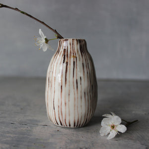 Sepia Line Bud Vase