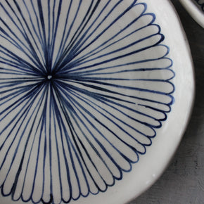 Ceramic Plates Painted Daisy