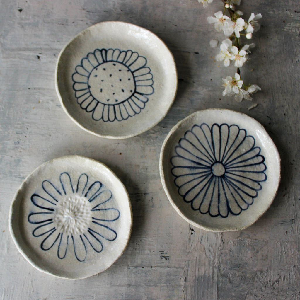 Little Ceramic Trays Painted Detail