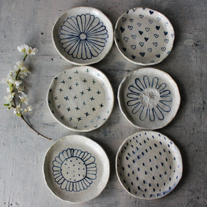 Little Ceramic Trays Painted Detail