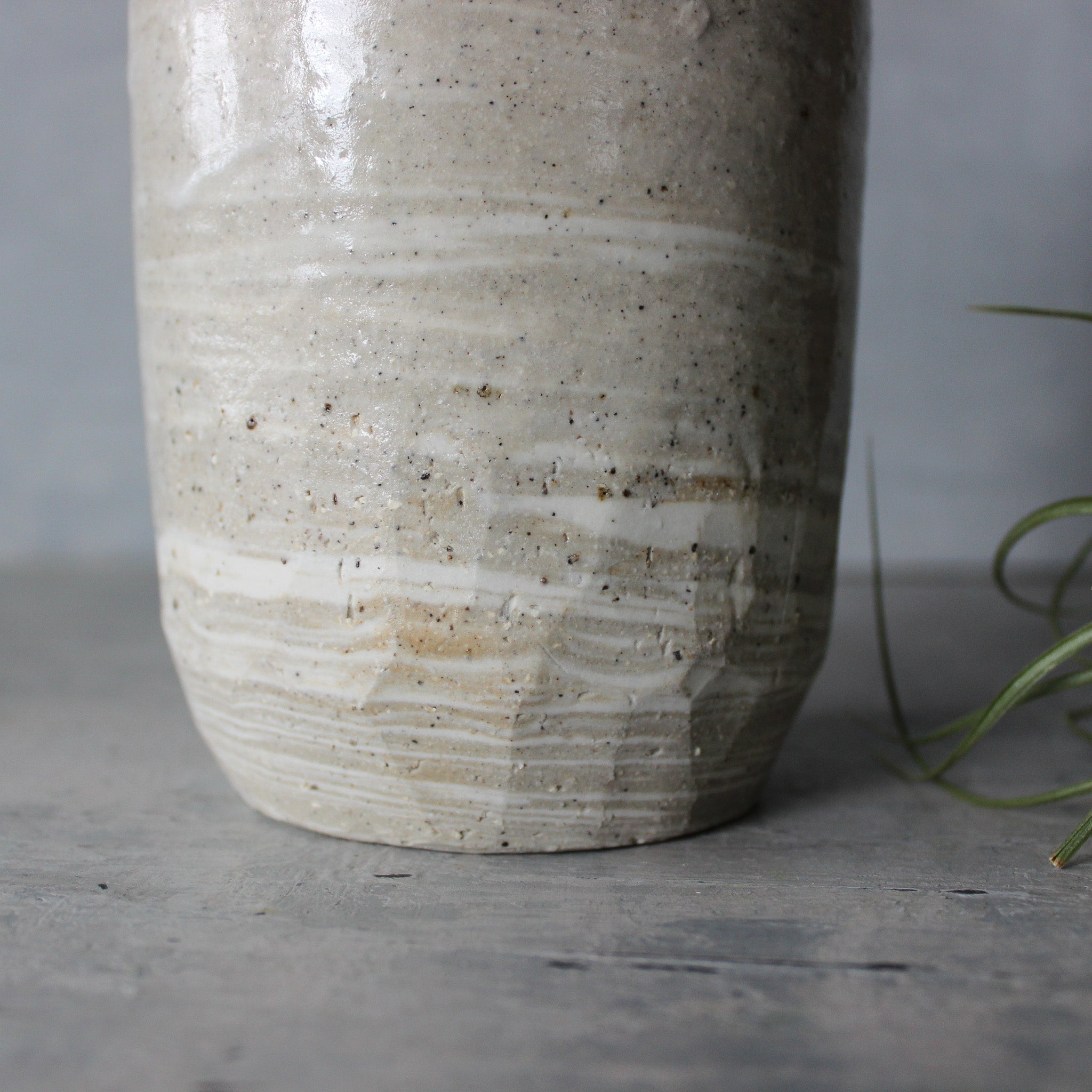 Large Marbled Vases