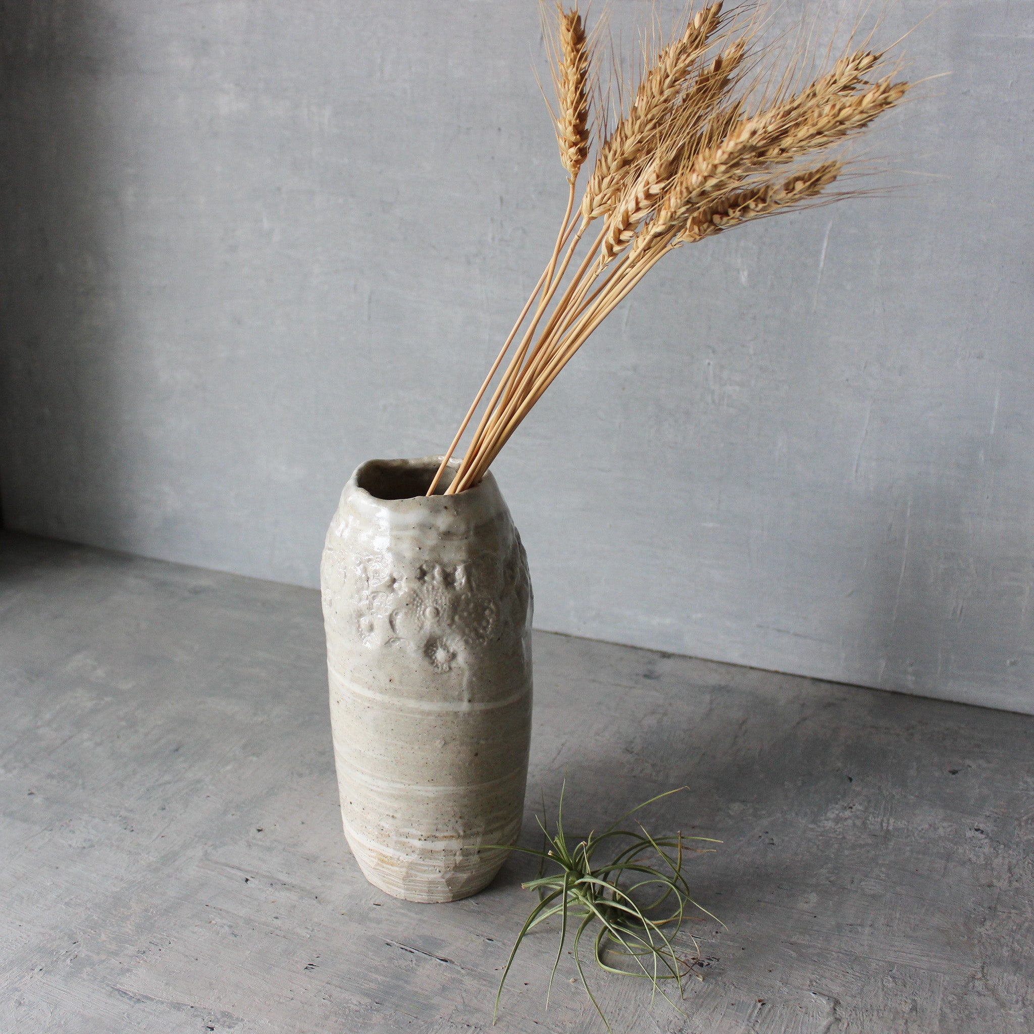 Large Marbled Vases