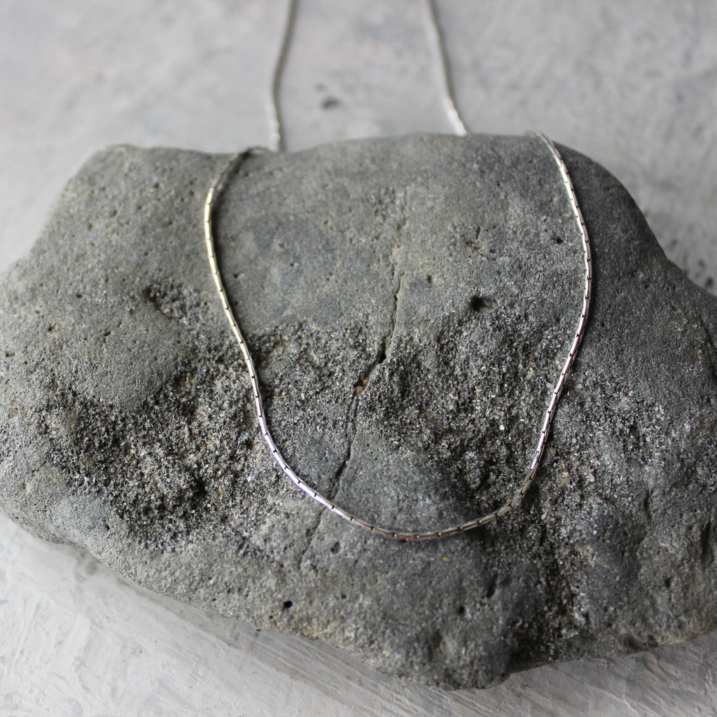 Silver Snake Chain Necklace