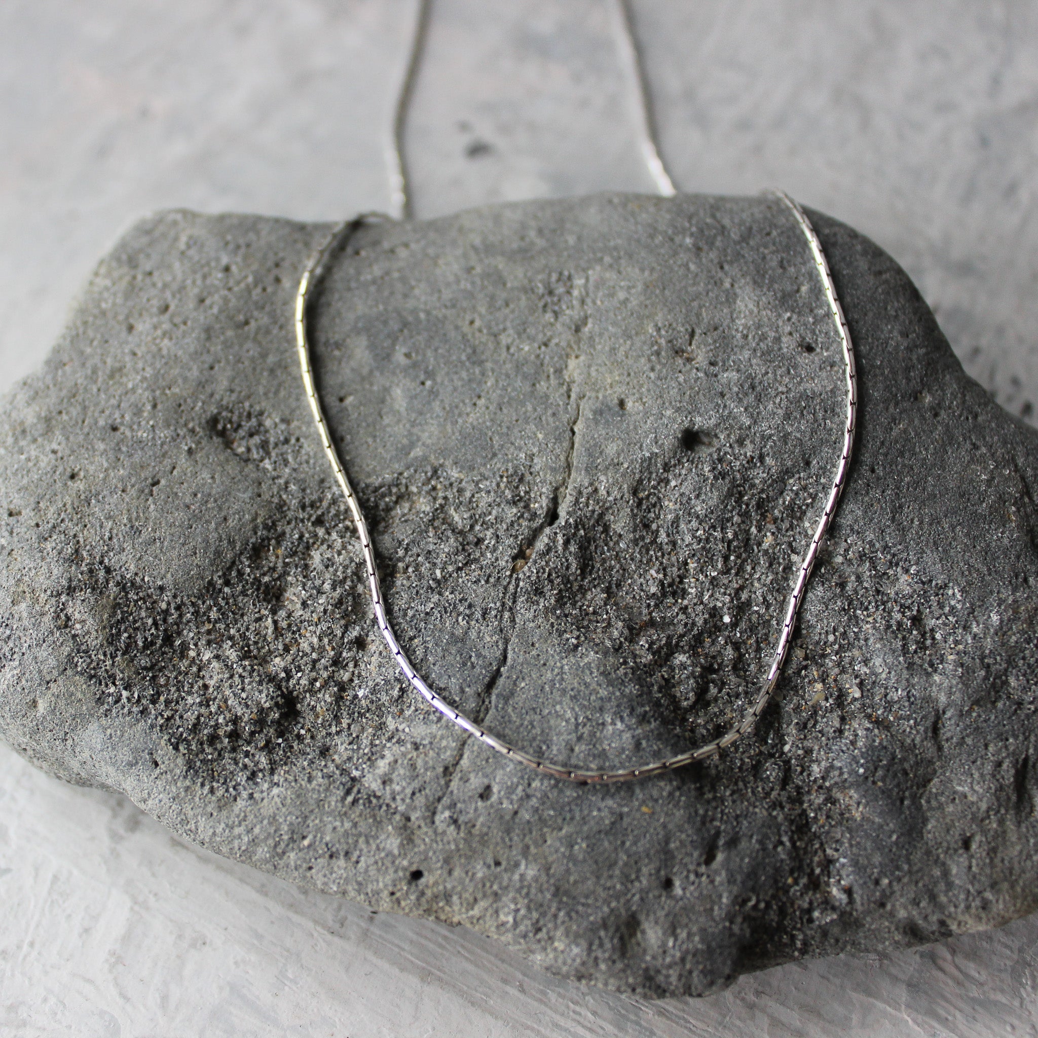 Silver Snake Chain Necklace