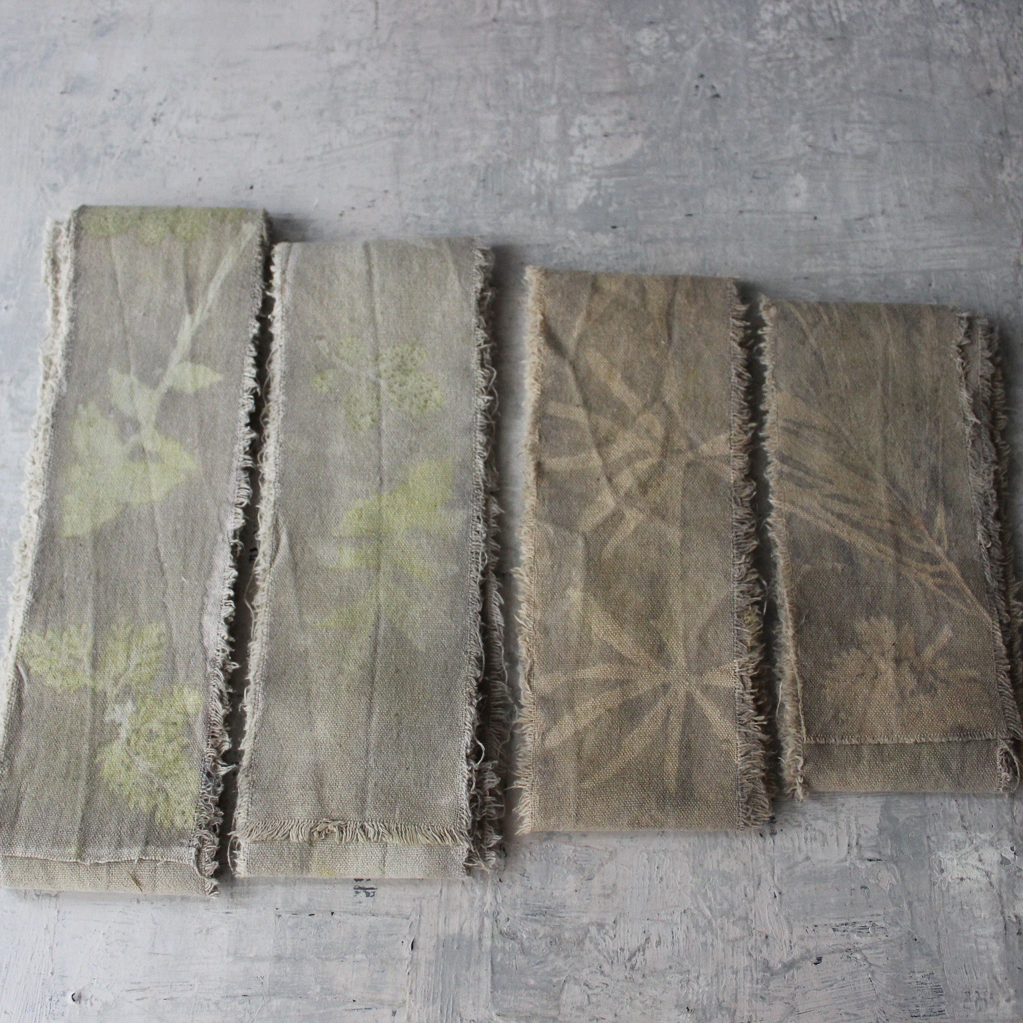 Eco-Print Calico Ribbon