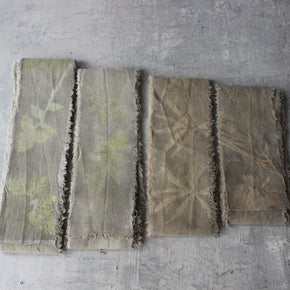 Eco-Print Calico Ribbon