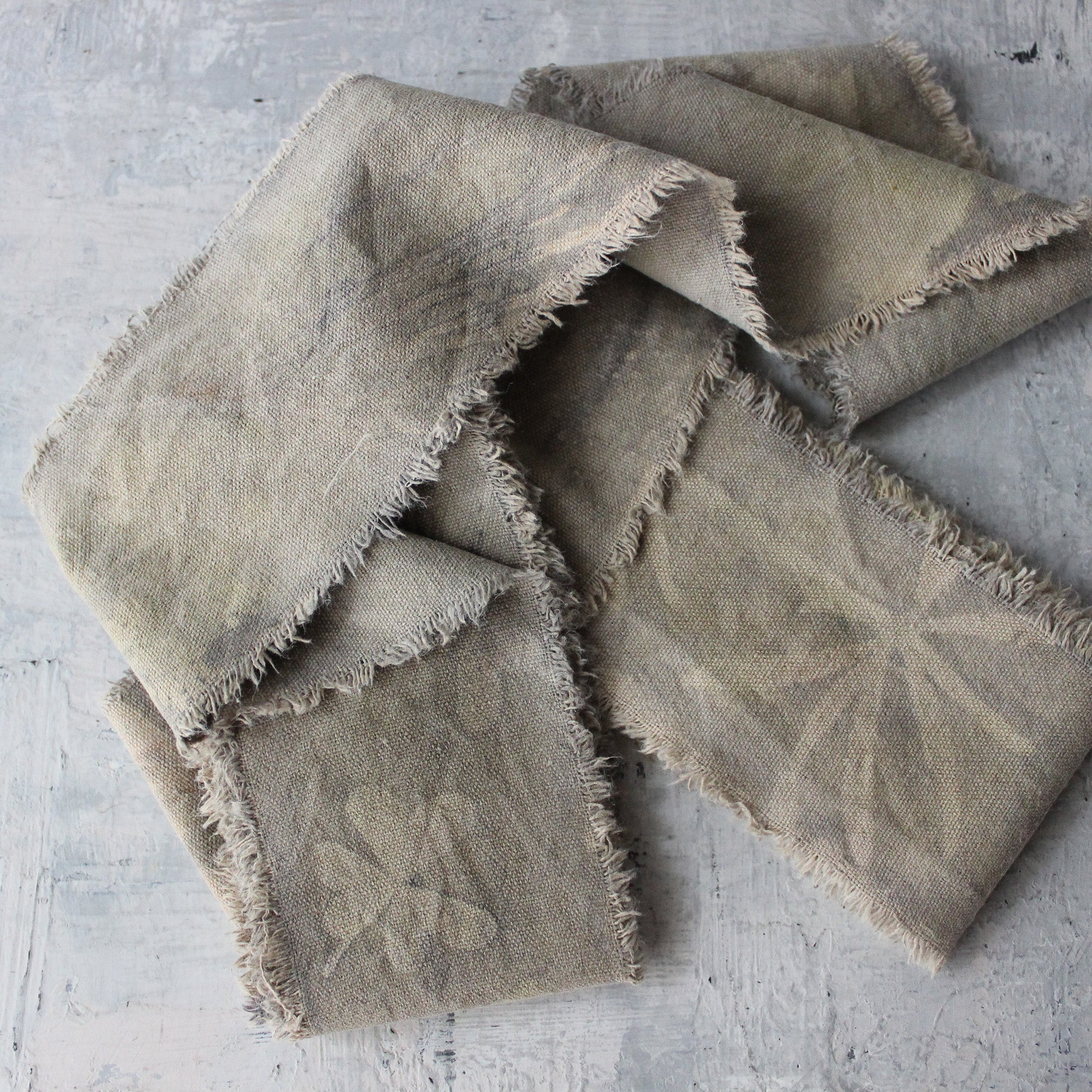 Eco-Print Calico Ribbon