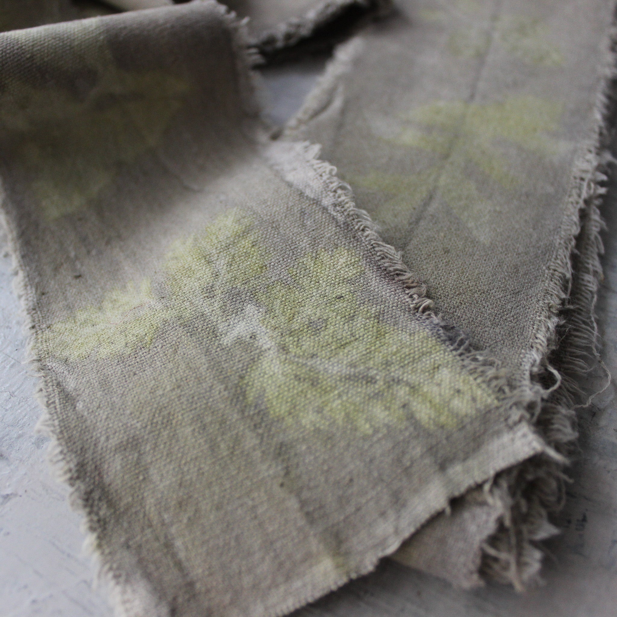 Eco-Print Calico Ribbon