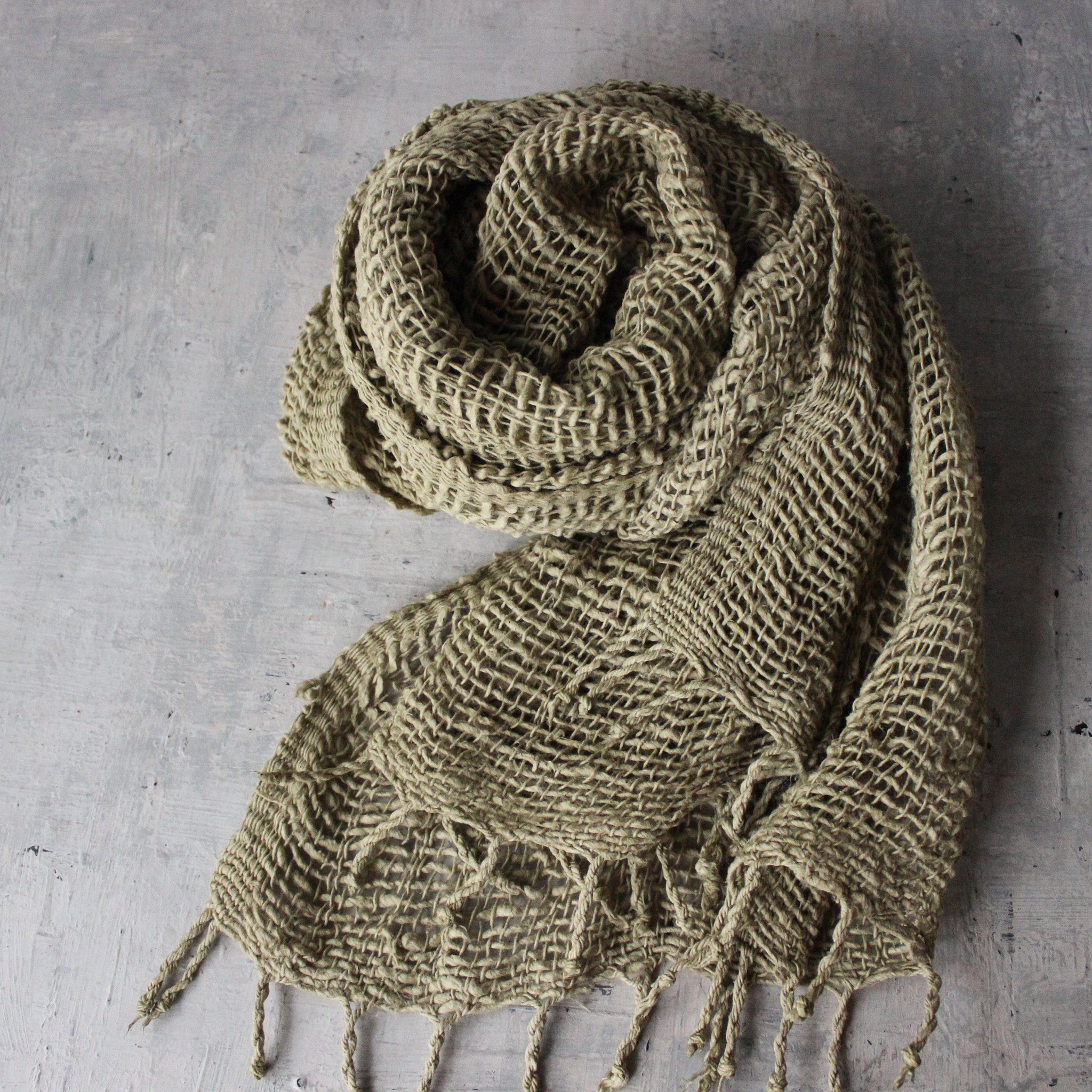 Botanical Dye Handloomed Scarf #6