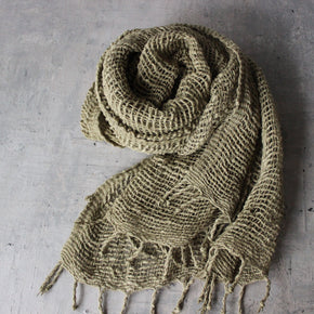 Botanical Dye Handloomed Scarf #6