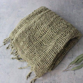Botanical Dye Handloomed Scarf #6