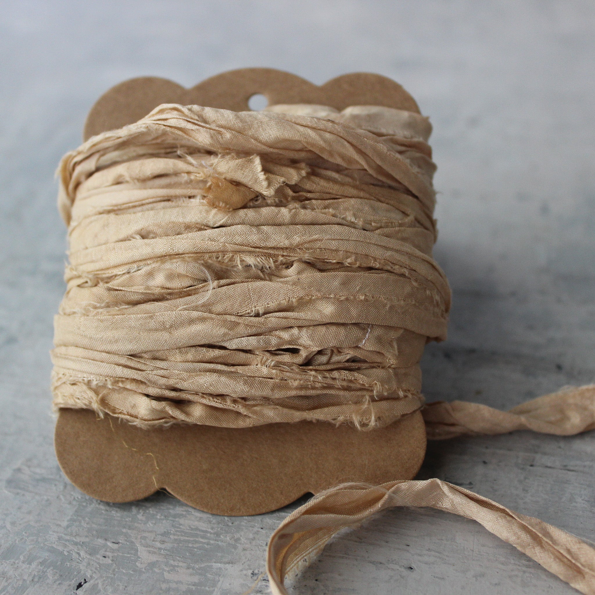 Botanical Dye Silk Ribbon