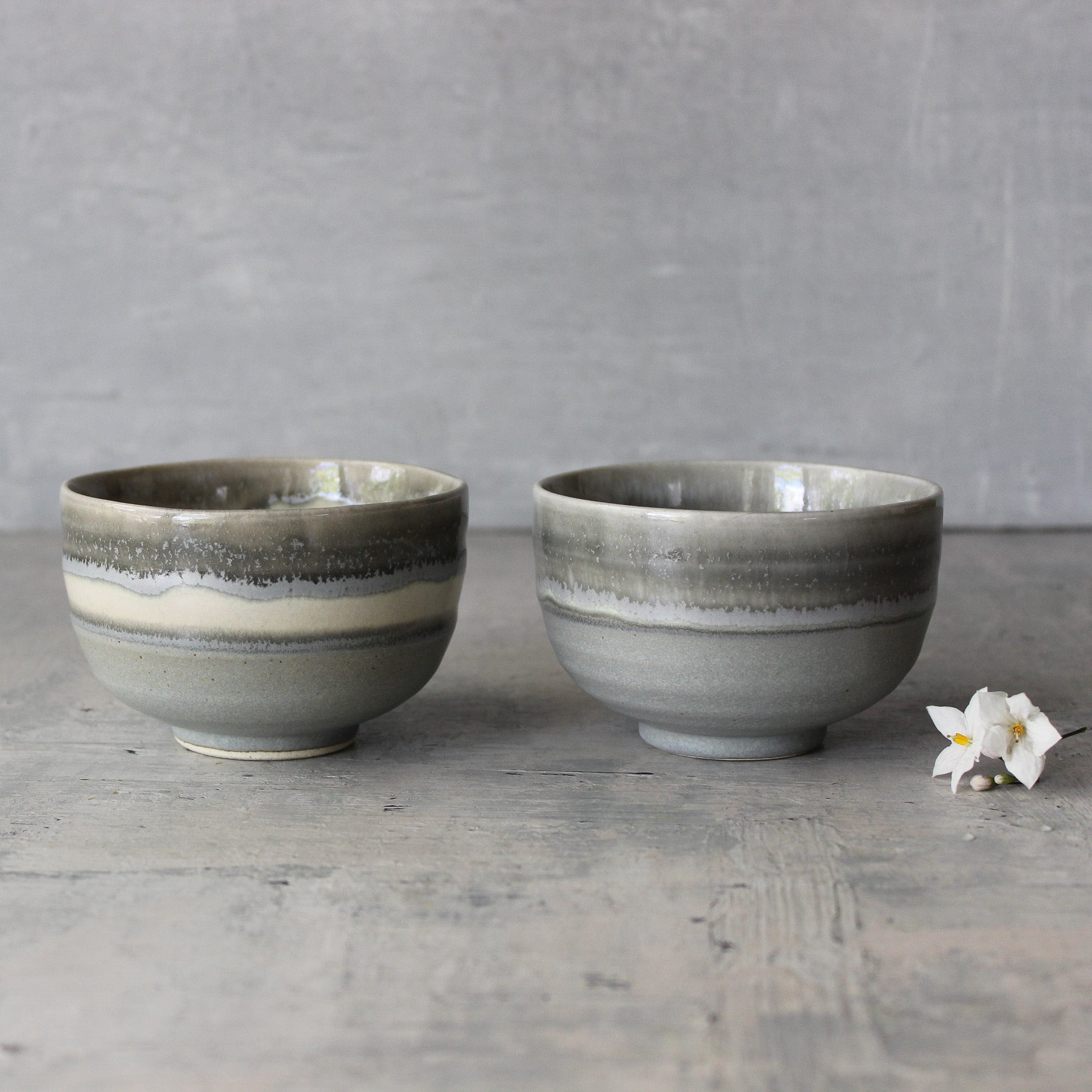 Shinko Nodate Matcha Tea Bowls