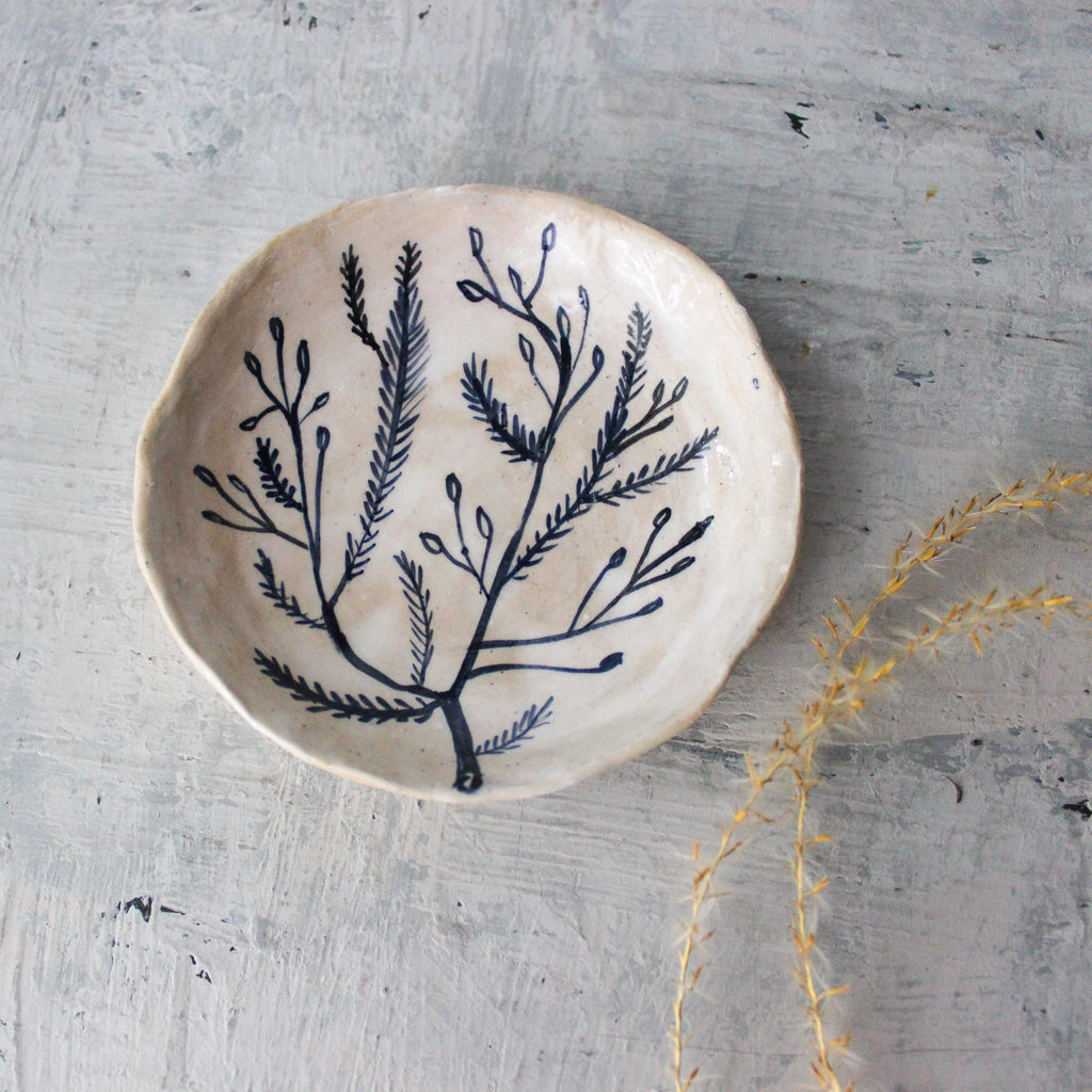 Little Ceramic Tray Fern