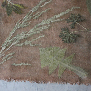 Botanical Eco Print Linen Panel Placemats