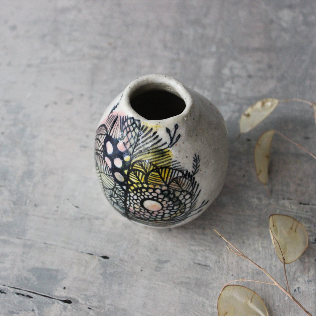 Little Painted Detail Vase #5