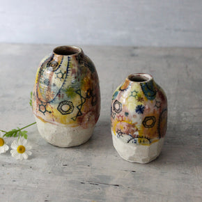 Stars & Cells Faceted Vase