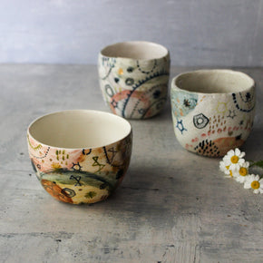 Stars & Cells Ceramic Cups