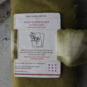 Naturally Dyed Artisan Paper Bundles