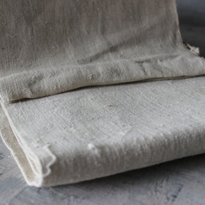 Vintage Handspun Hemp Fabric