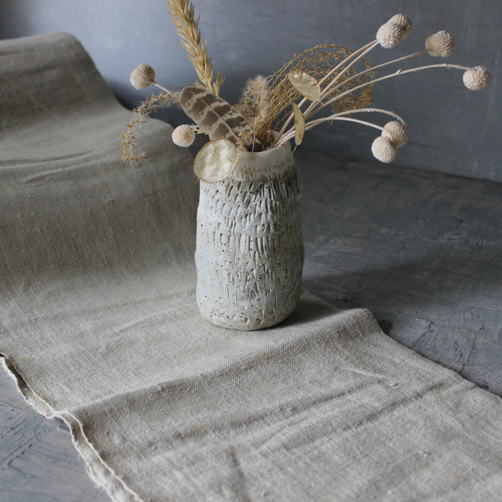 Vintage Handspun Hemp Fabric