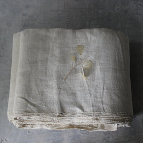 Vintage Handspun Hemp Fabric
