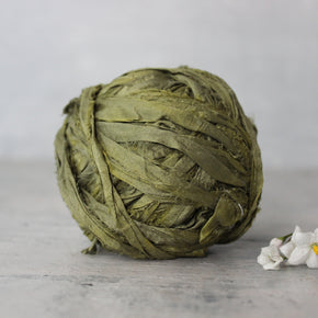 Botanical Dye Silk Ribbon