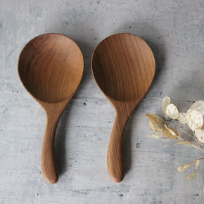Teak Rice Spoons