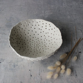 Pierced Ceramic Bowl