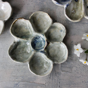 Ceramic Daisy Trinket Trays