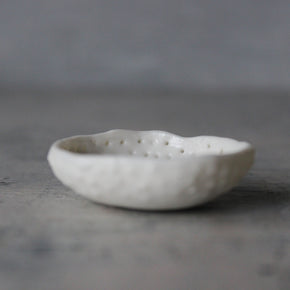 Porcelain Feather Trinket Dishes