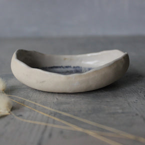 Indigo Feather Twig Dish