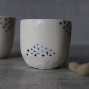 Little Blue Cross Cups