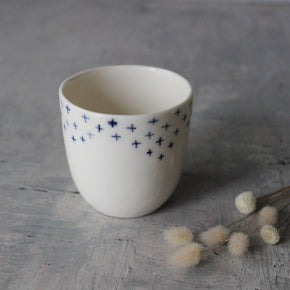 Little Blue Cross Cups