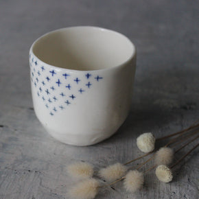 Little Blue Cross Cups