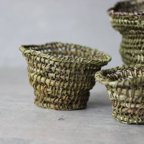 Local Handwoven Flax Baskets