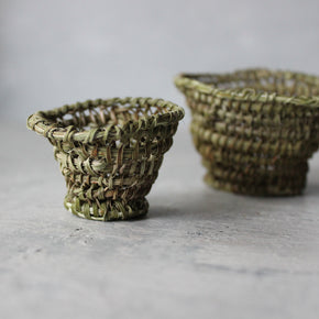 Local Handwoven Flax Baskets