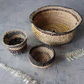 Local Handwoven Raffia Baskets