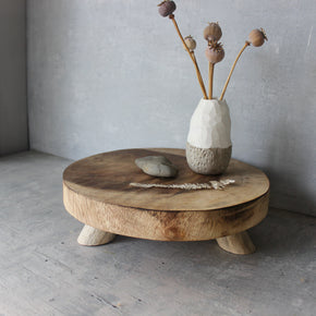 Suar Wood Round Risers