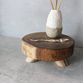 Suar Wood Round Risers
