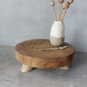 Suar Wood Round Risers