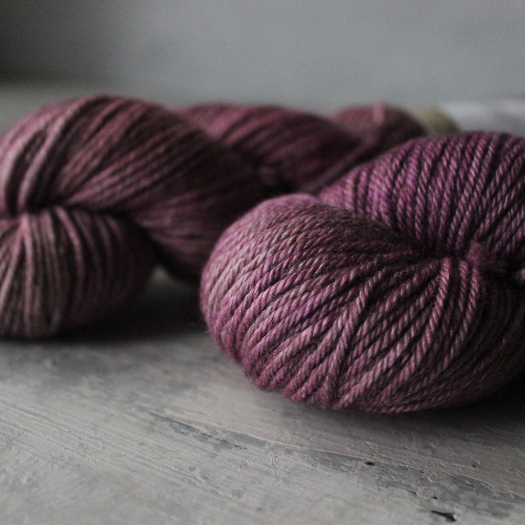 Yarn: Hand-dyed Silk/Merino/Yak 'Pressed Flowers'
