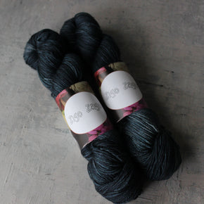 Yarn: Hand-dyed Silk/Merino/Yak 'Whale Song'