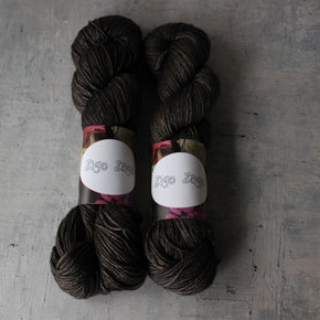 Yarn: Hand-dyed Silk/Merino/Yak 'Chocolate'