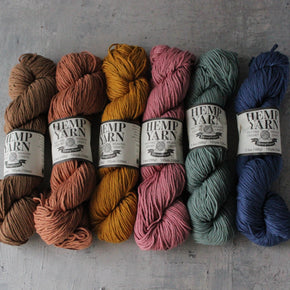 Hemp Yarn Colour Hanks