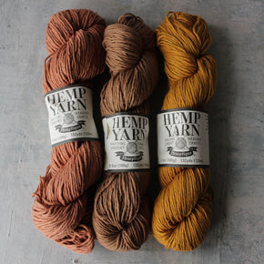 Hemp Yarn Colour Hanks