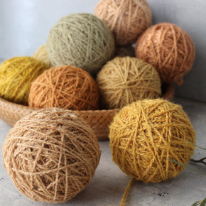 Plant Dyed Handspun Wool Yarn