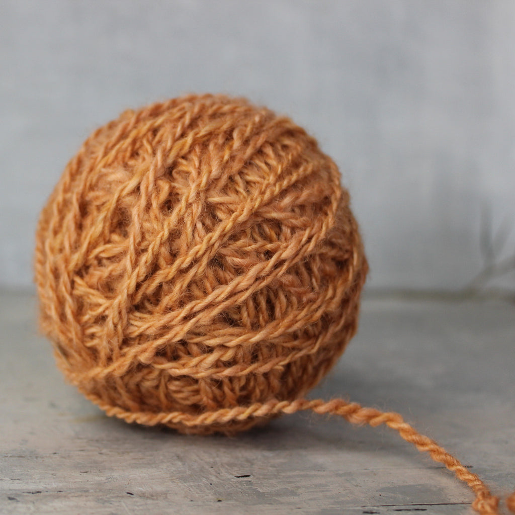 Plant Dyed Handspun Wool Yarn