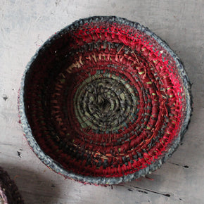 Local Handwoven Coloured Raffia Baskets