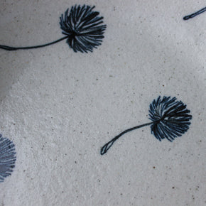 Extra Large Dandelion Ceramic Bowl
